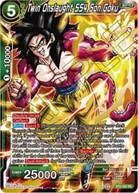 dragonball super card game bt5 miraculous revival twin onslaught ss4 son goku sr bt5 055