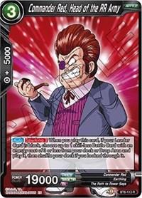dragonball super card game bt6 destroyer kings commander red head of the rr army bt6 113