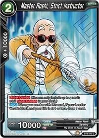 dragonball super card game bt6 destroyer kings master roshi strict instructor bt6 110 foil