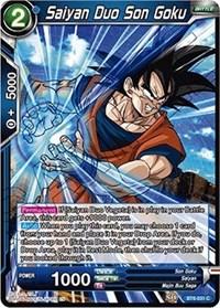 dragonball super card game bt6 destroyer kings saiyan duo son goku bt6 031 foil