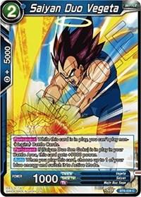 dragonball super card game bt6 destroyer kings saiyan duo vegeta bt6 034 foil