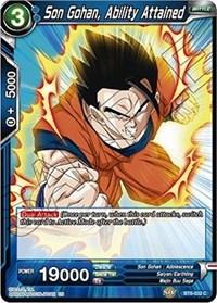 dragonball super card game bt6 destroyer kings son gohan ability attained bt6 032 foil