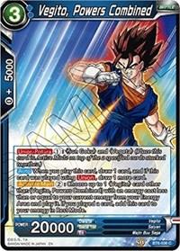 dragonball super card game bt6 destroyer kings vegito powers combined bt6 036 foil