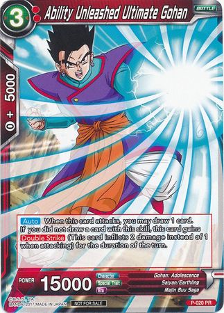 Ability Unleashed Ultimate Gohan P-020 (PROMO)