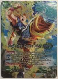 dragonball super card game dragonball super promos full size power son goku p 072