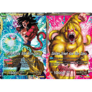 Long Odds SS4 Son Goku / Golden Great Ape Son Goku SD5-01 (Oversized) 