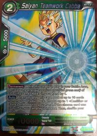 dragonball super card game dragonball super promos saiyan teamwork cabba p 041 pr