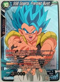 dragonball super card game dragonball super promos ssb gogeta frenzied burst p 104 pr