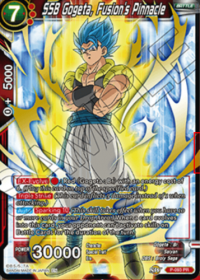 dragonball super card game dragonball super promos ssb gogeta fusion s pinnacle p 093 pr