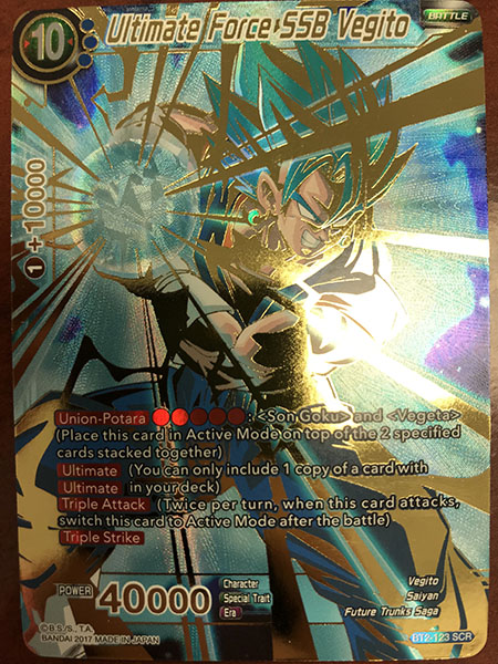 Ultimate Force SSB Vegito BT2-123 SCR