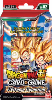 dragonball super card game dragonball super sealed product starter deck 2 extreme evolution