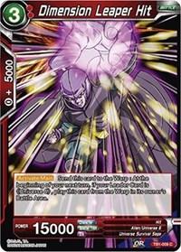 dragonball super card game tb1 tournament of power dimension leaper hit tb1 009 foil