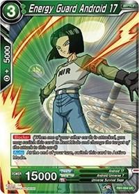 dragonball super card game tb1 tournament of power energy guard android 17 tb1 054