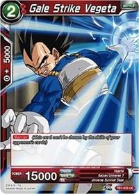 dragonball super card game tb1 tournament of power gale strike vegeta tb1 005 foil