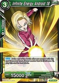 dragonball super card game tb1 tournament of power infinite energy android 18 tb1 055 foil
