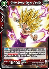 Sister Attack Saiyan Caulifla TB1-013 (FOIL)