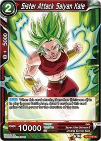 Sister Attack Saiyan Kale  TB1-016 (FOIL)