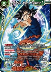 dragonball super card game tb1 tournament of power son goku hope of universe 7 tb1 052
