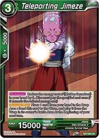 dragonball super card game tb1 tournament of power teleporting jimeze tb1 062 foil