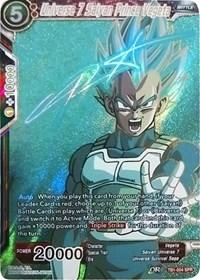 dragonball super card game tb1 tournament of power universe 7 saiyan prince vegeta tb1 004 spr