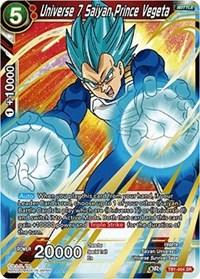 dragonball super card game tb1 tournament of power universe 7 saiyan prince vegeta tb1 004