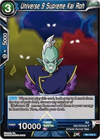 Universe 9 Supreme Kai Roh TB1-034 (FOIL)