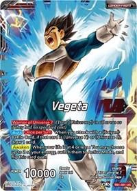 dragonball super card game tb1 tournament of power vegeta saiyan bond vegeta tb1 001 foil