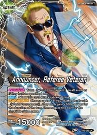dragonball super card game tb2 world martial arts tournament announcer announcer referee veteran tb2 065 foil