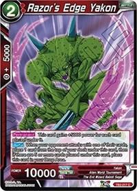 dragonball super card game tb2 world martial arts tournament razor s edge yakon tb2 017 foil