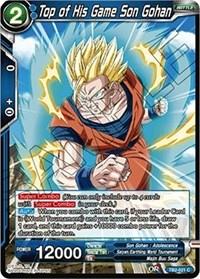 dragonball super card game tb2 world martial arts tournament top of his game son gohan tb2 021 foil