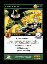 dragonball z awakening saiyan slap foil