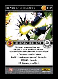 dragonball z awakening black annihilation foil