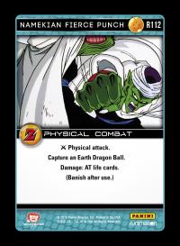 dragonball z awakening namekian fierce punch foil
