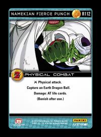 dragonball z awakening namekian fierce punch foil