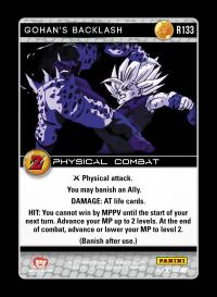 dragonball z awakening gohan s backlash foil