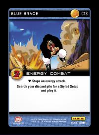 dragonball z awakening blue brace foil