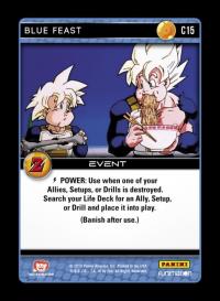 dragonball z awakening blue feast foil