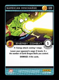 dragonball z awakening namekian discharge foil