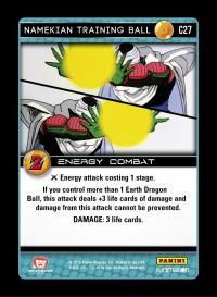 dragonball z awakening namekian training ball foil