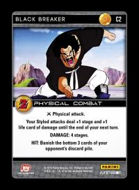 dragonball z awakening black breaker foil