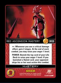 dragonball z awakening red ascension mastery