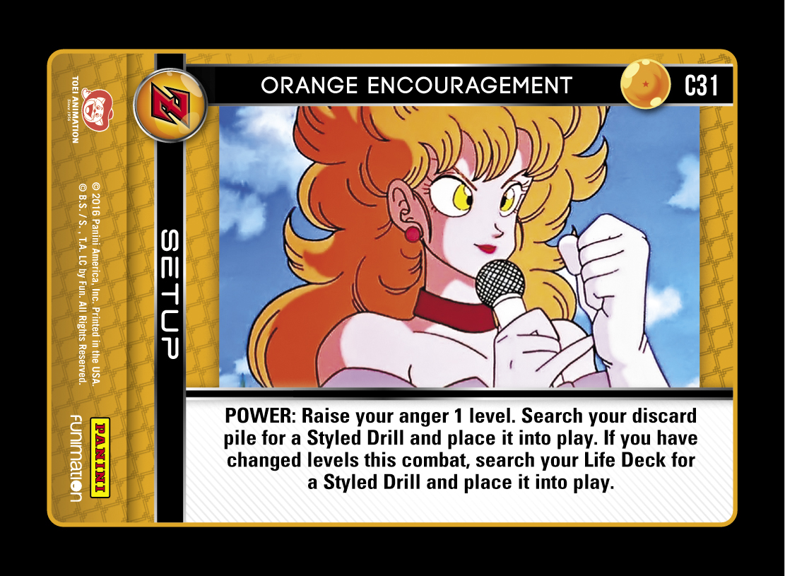 Orange Encouragement (FOIL)