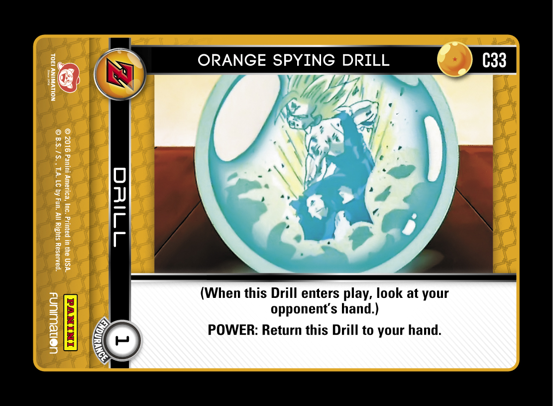 Orange Spying Drill (FOIL)