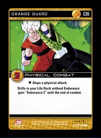 dragonball z awakening orange guard foil