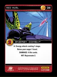 dragonball z awakening red hurl foil