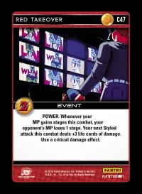 dragonball z awakening red takeover foil