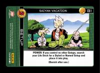 dragonball z awakening saiyan vacation foil