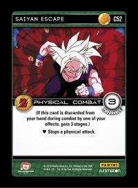 dragonball z awakening saiyan escape foil