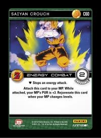 dragonball z awakening saiyan crouch foil