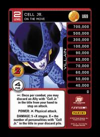 dragonball z awakening cell jr on the move foil